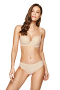 Carla smooth push-up bra beige (Discount Group A) | Gorteks | MySalvio