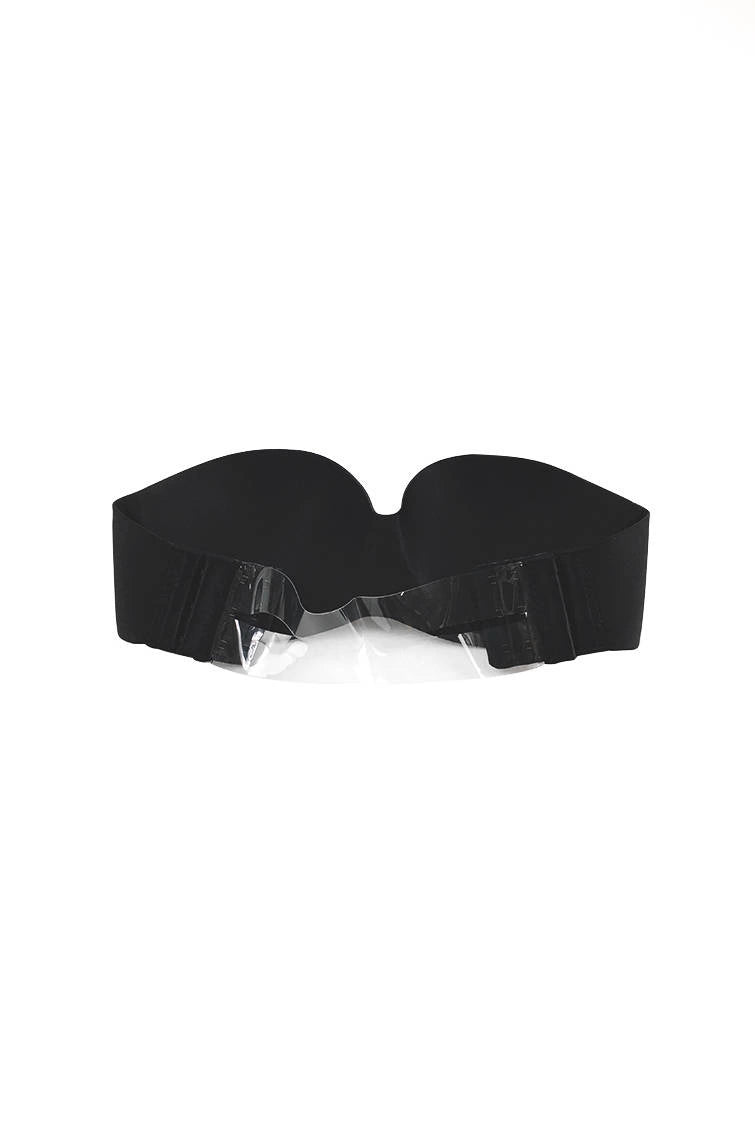 Black strapless self-adhesive bra with interchangeable back (Discount Group B) | Gorteks | MySalvio