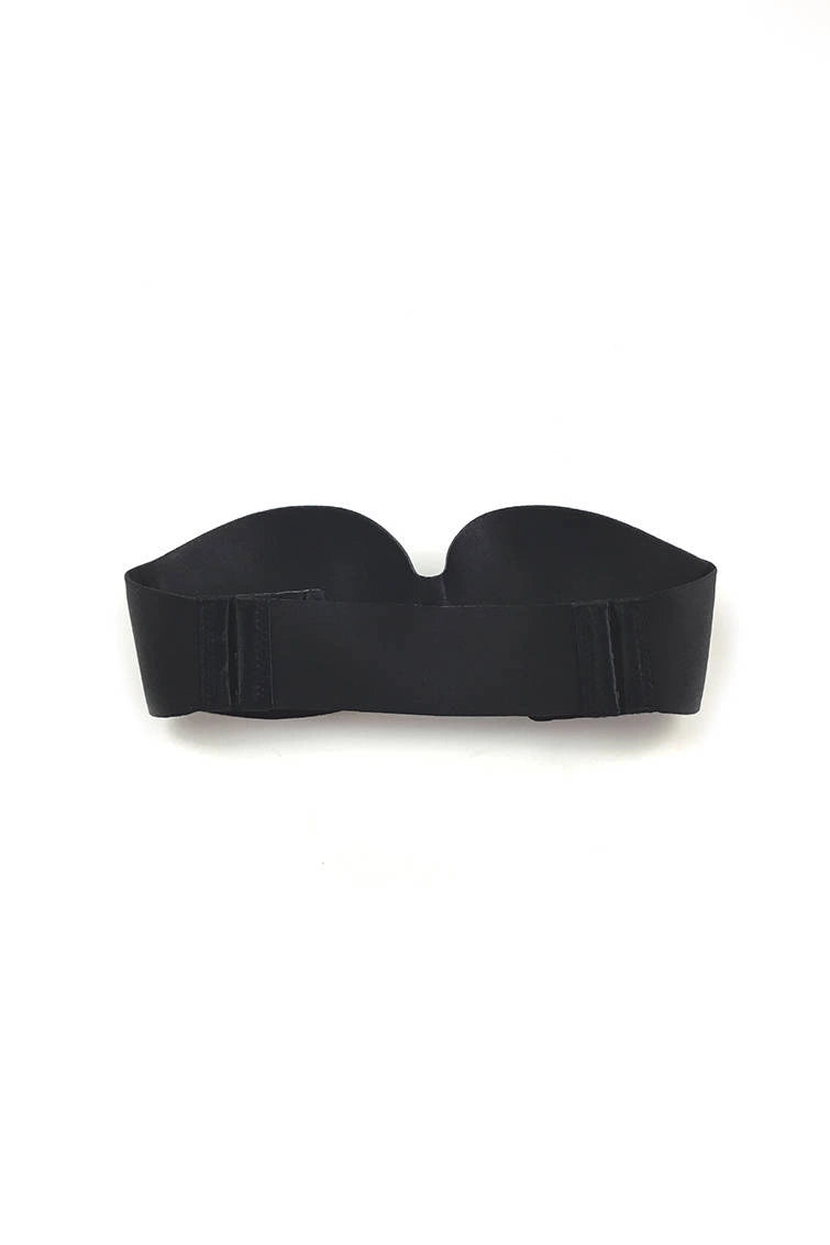 Black strapless self-adhesive bra with interchangeable back (Discount Group B) | Gorteks | MySalvio