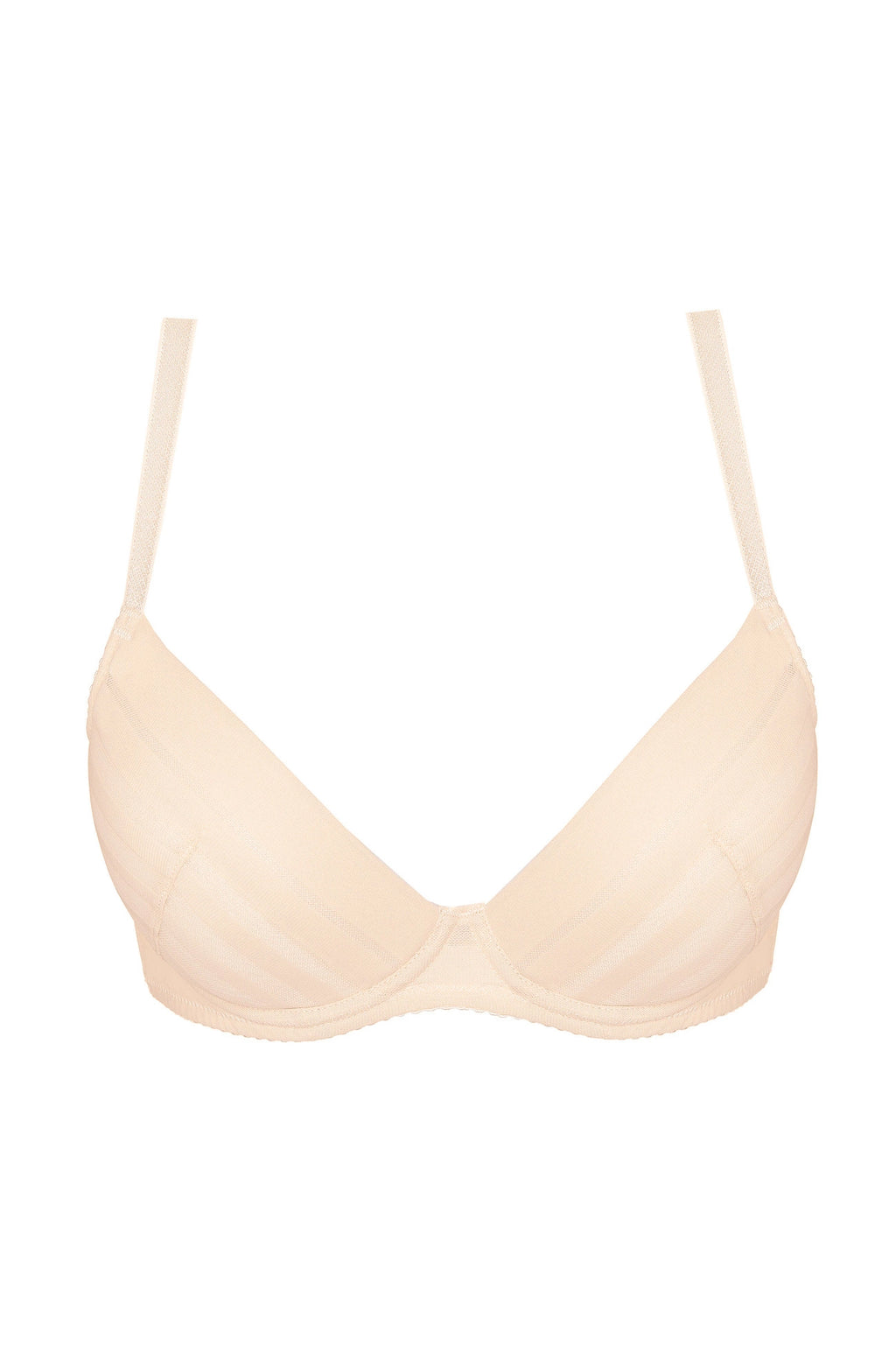 Luna striped push-up bra beige (Discount Group B) | Gorteks | MySalvio