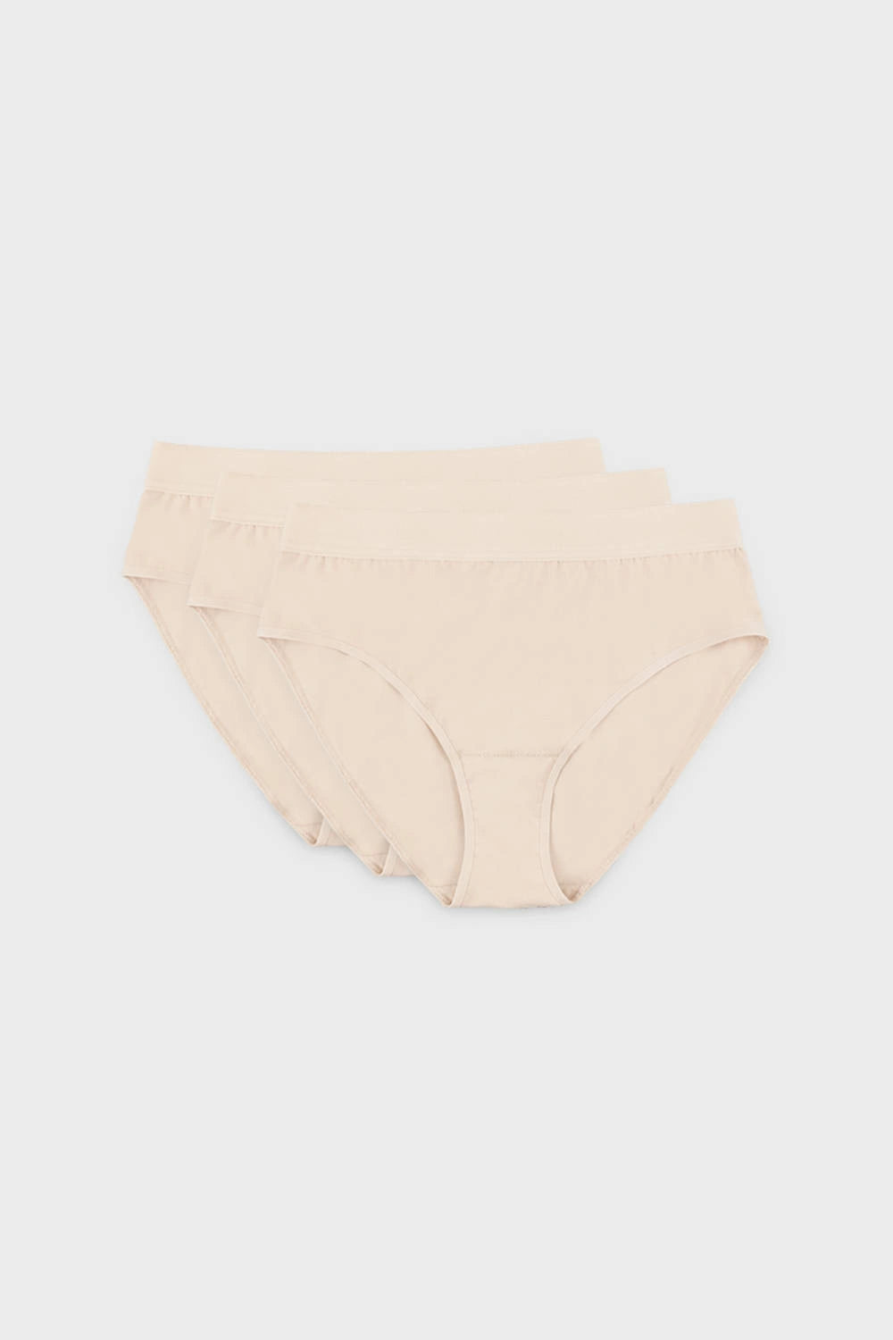 Alana beige cotton briefs (3-pack) (Discount Group A) | Gorteks | MySalvio