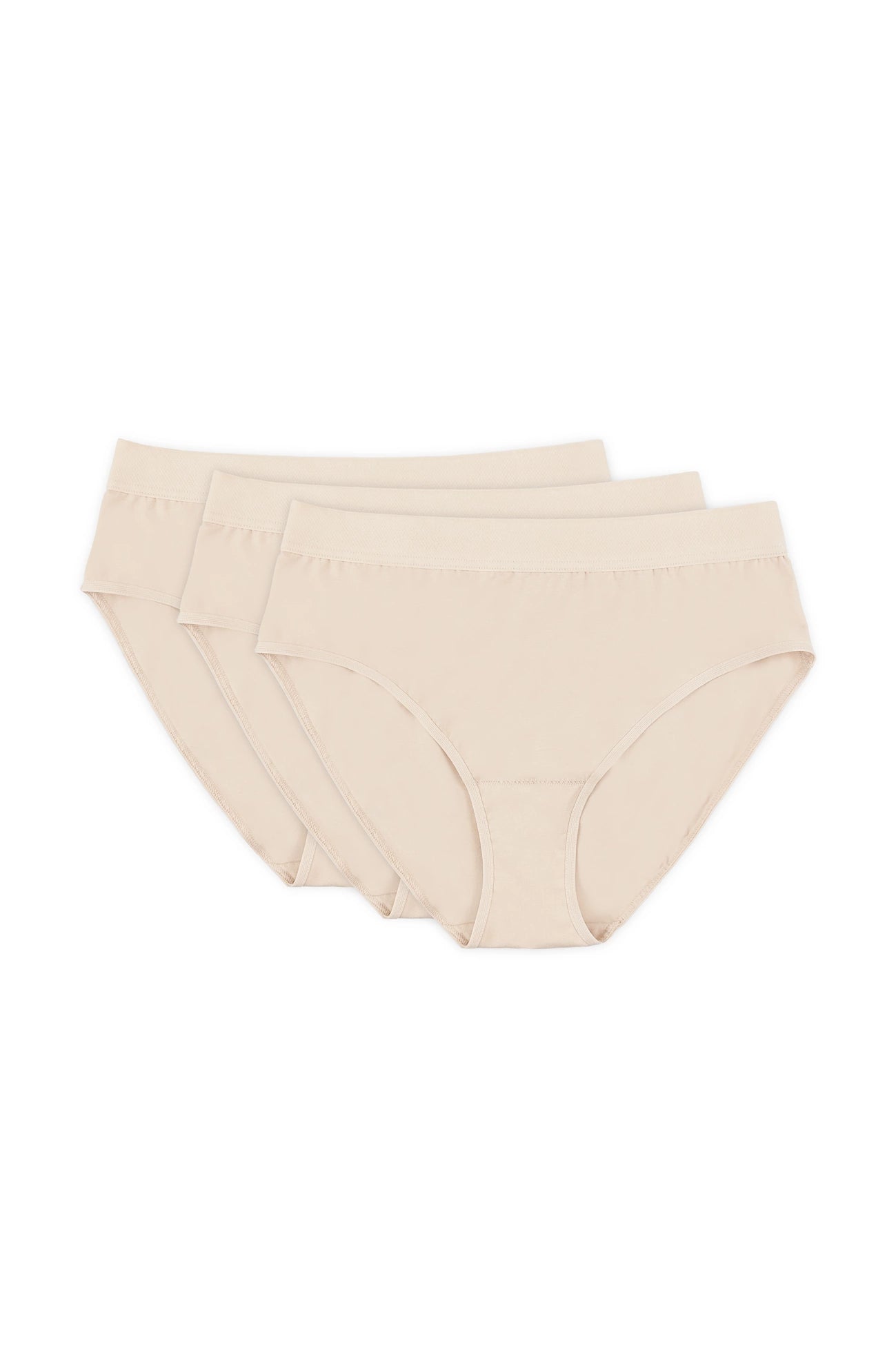Alana beige cotton briefs (3-pack) (Discount Group A) | Gorteks | MySalvio