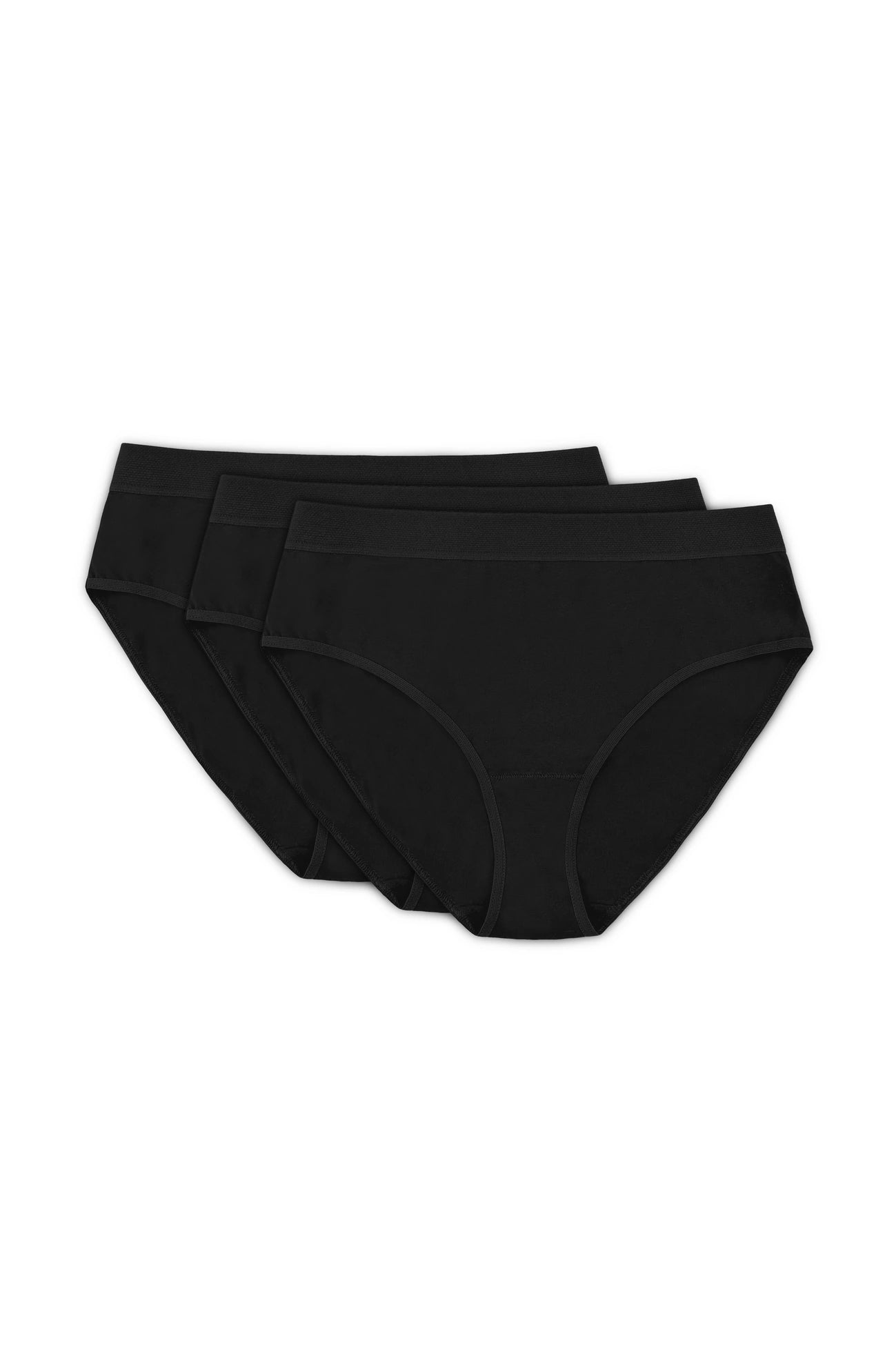 Alana black cotton briefs 3-pack (Discount Group A) | Gorteks | MySalvio