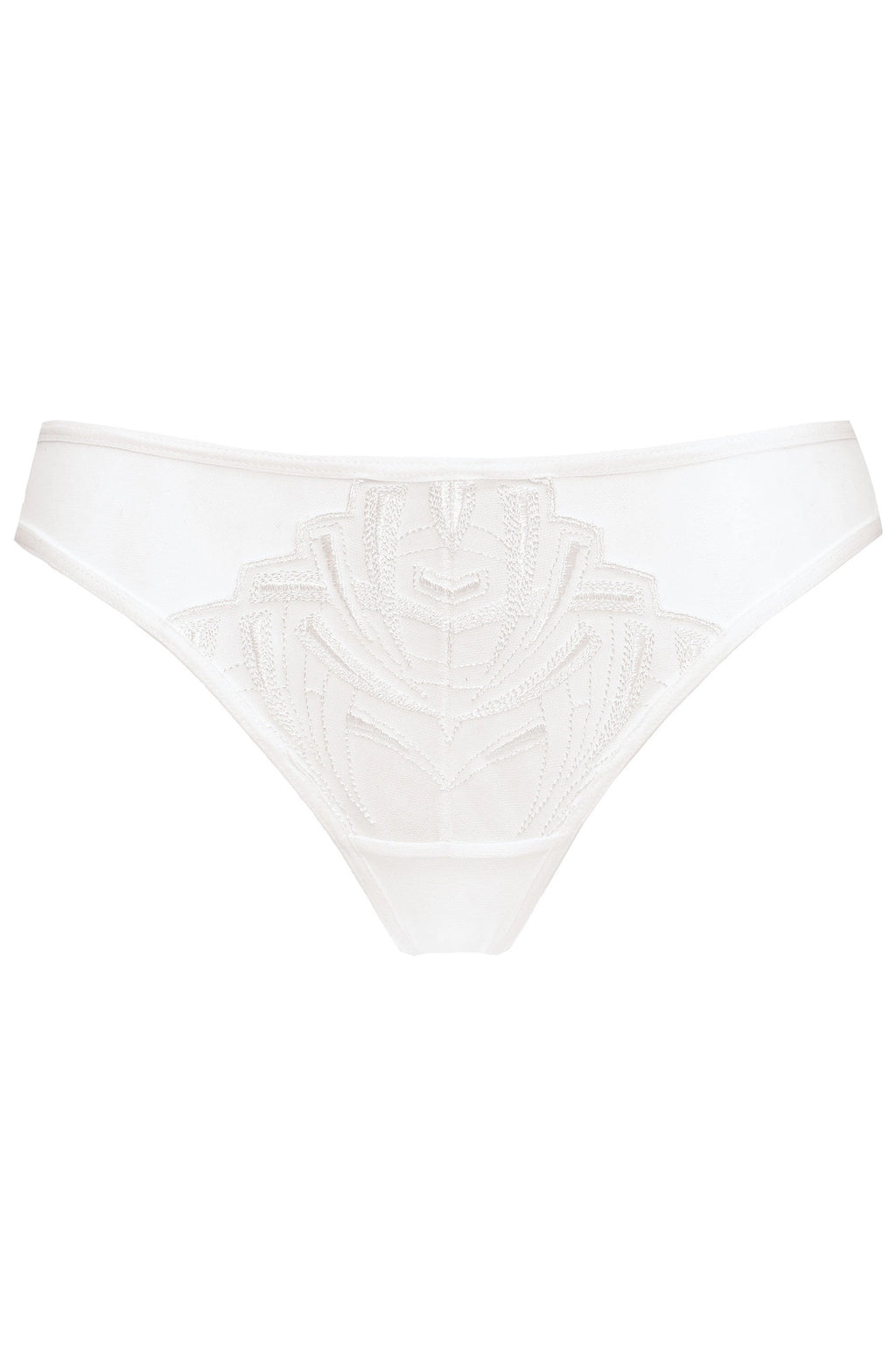 Angel white embroidered thongs (Discount Group B) | Gorteks | MySalvio