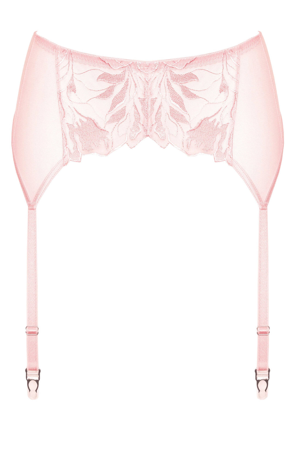 Coco garter belt with embroidery pink (Discount Group B) | Gorteks | MySalvio