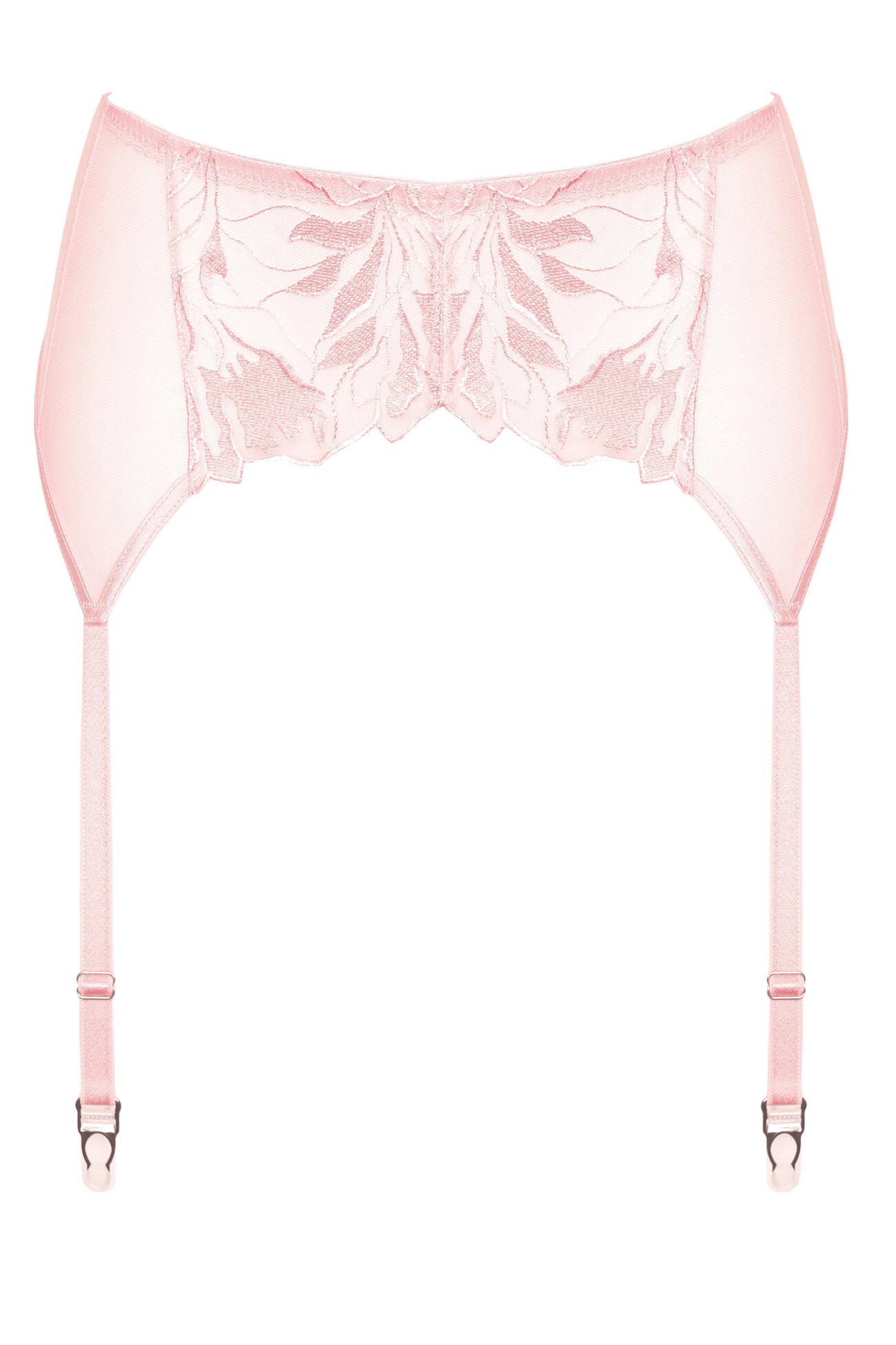 Coco garter belt with embroidery pink (Discount Group B) | Gorteks | MySalvio