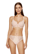 Charme padded embroidered bra (beige) (Discount Group A) | Gorteks | MySalvio