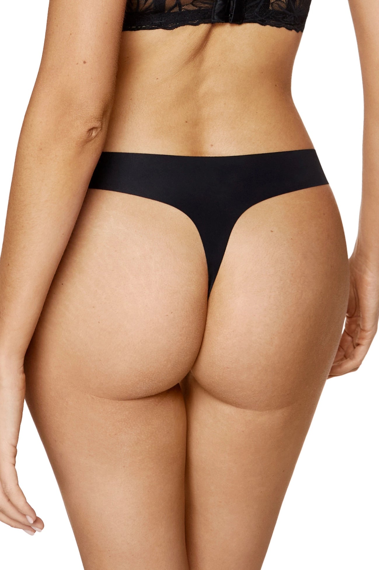 Blanca seamless black thongs (3-pack) (Discount Group A) | Gorteks | MySalvio