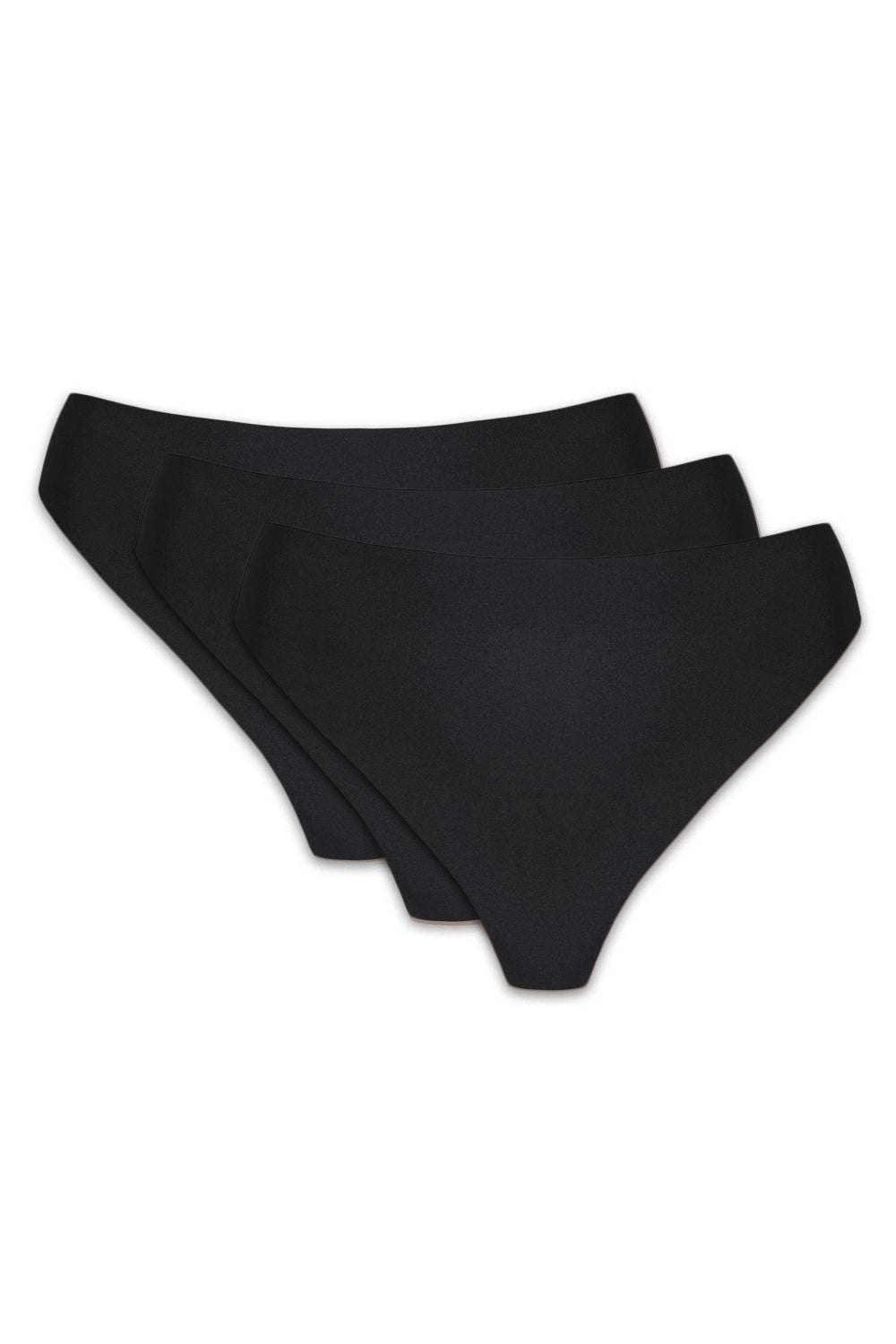 Blanca seamless black thongs (3-pack) (Discount Group A) | Gorteks | MySalvio