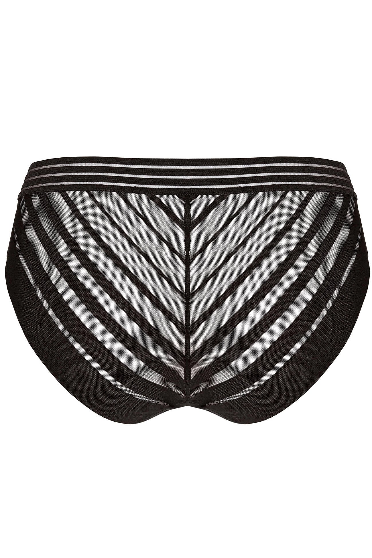 Mela black cotton briefs with lace back (3-pack) (Discount Group B) | Gorteks | MySalvio