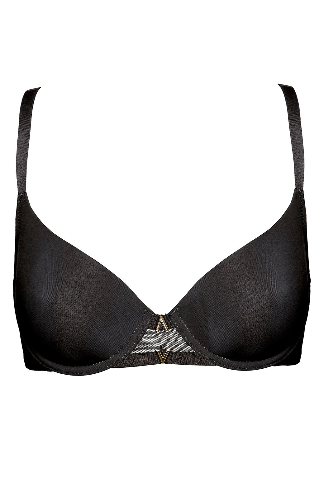 Carolina padded smooth bra (black) (Discount Group B) | Gorteks | MySalvio