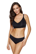 Ally soft bra with removable pads black (Discount Group A) | Gorteks | MySalvio