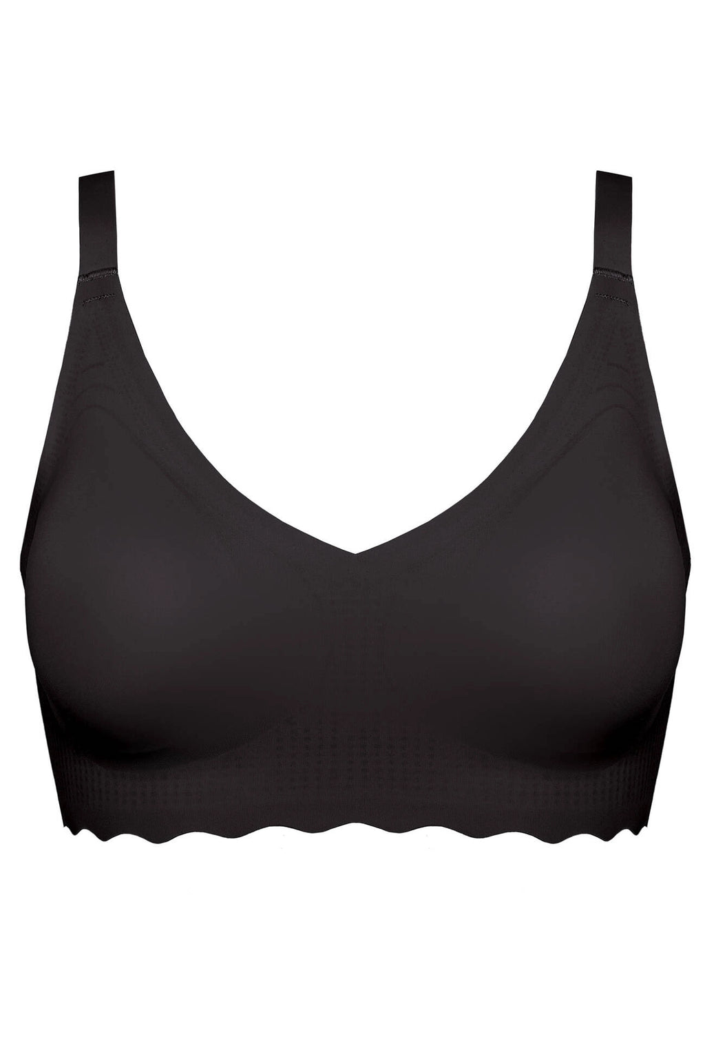 Ally soft bra with removable pads black (Discount Group A) | Gorteks | MySalvio