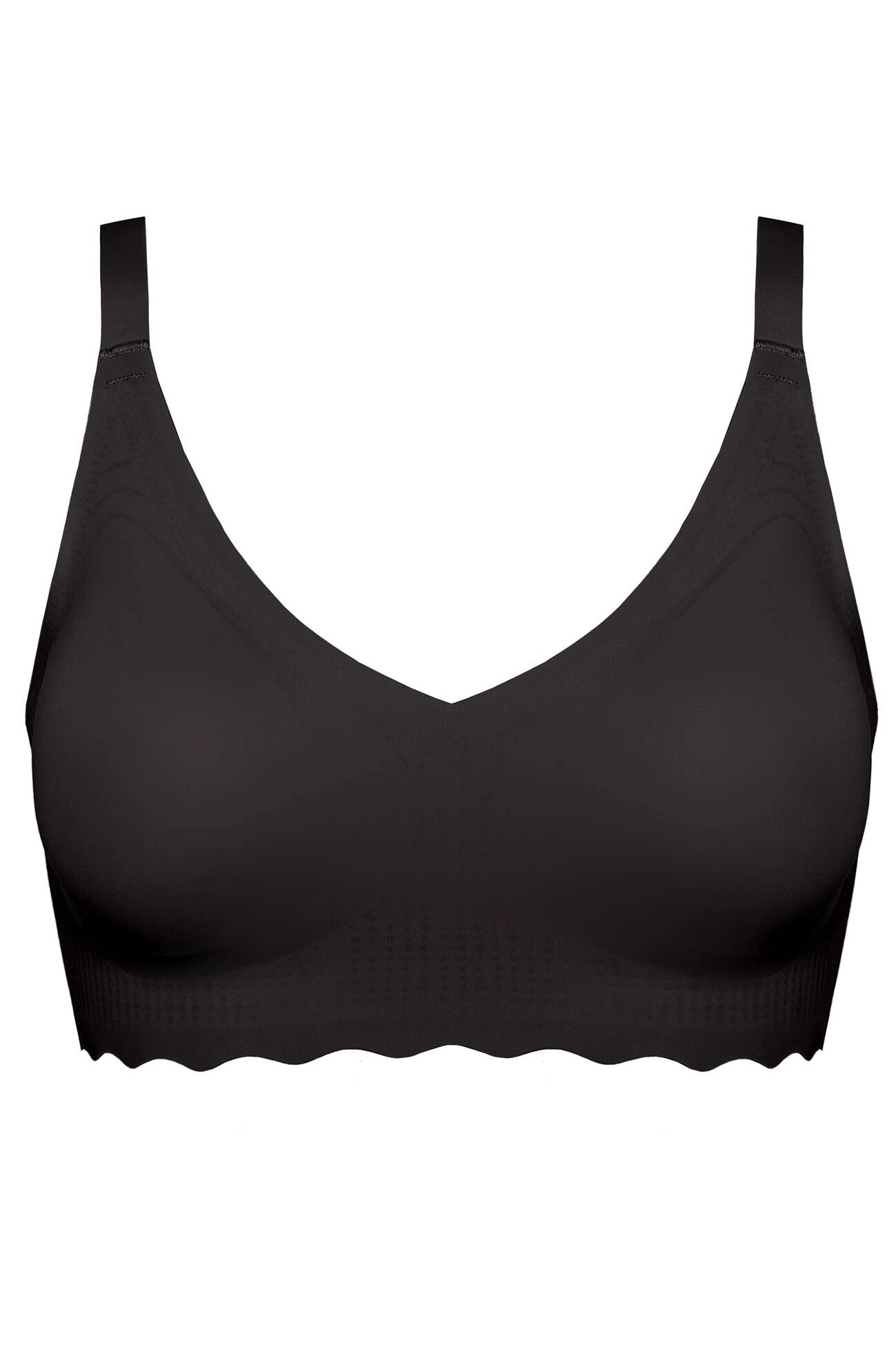 Ally soft bra with removable pads black (Discount Group A) | Gorteks | MySalvio