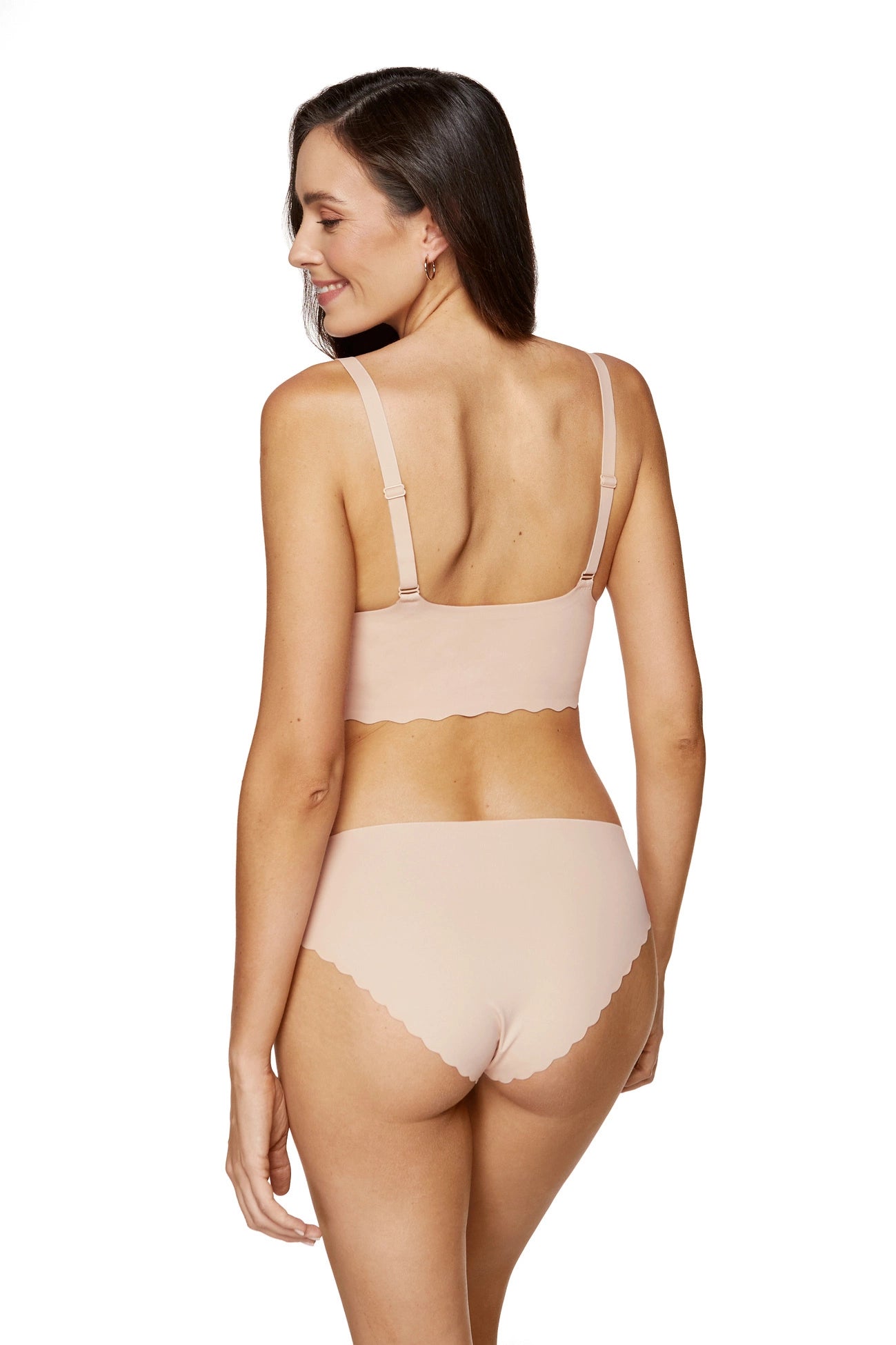 Ally beige soft bra with removable pads (Discount Group A) | Gorteks | MySalvio