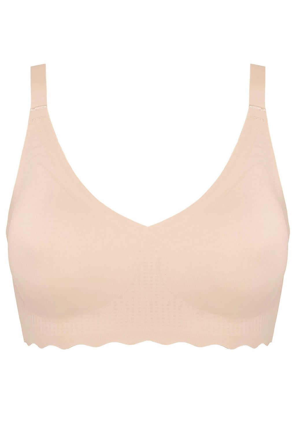 Ally beige soft bra with removable pads (Discount Group A) | Gorteks | MySalvio