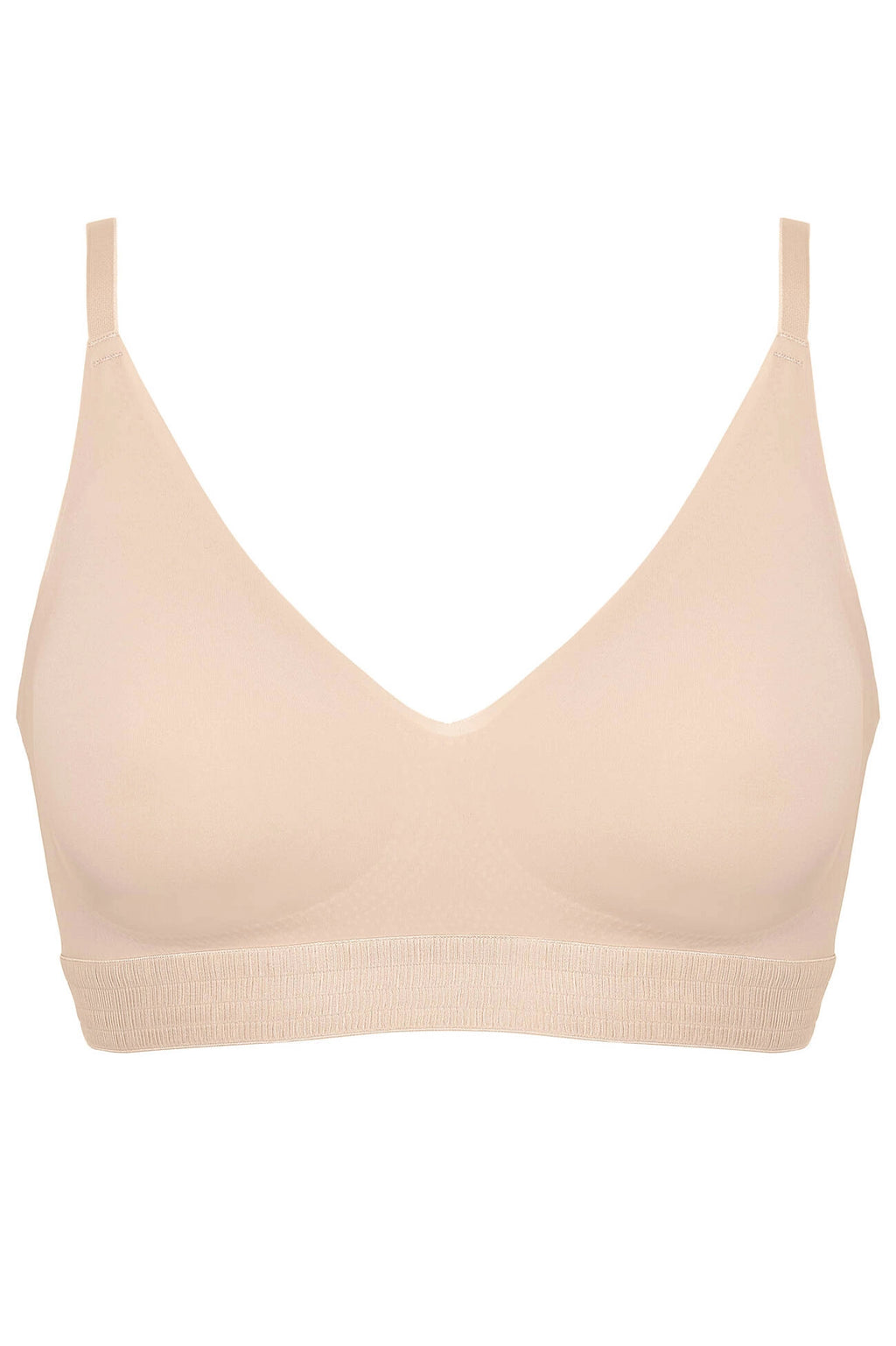 Rocky beige soft bra with removable pads (Discount Group A) | Gorteks | MySalvio