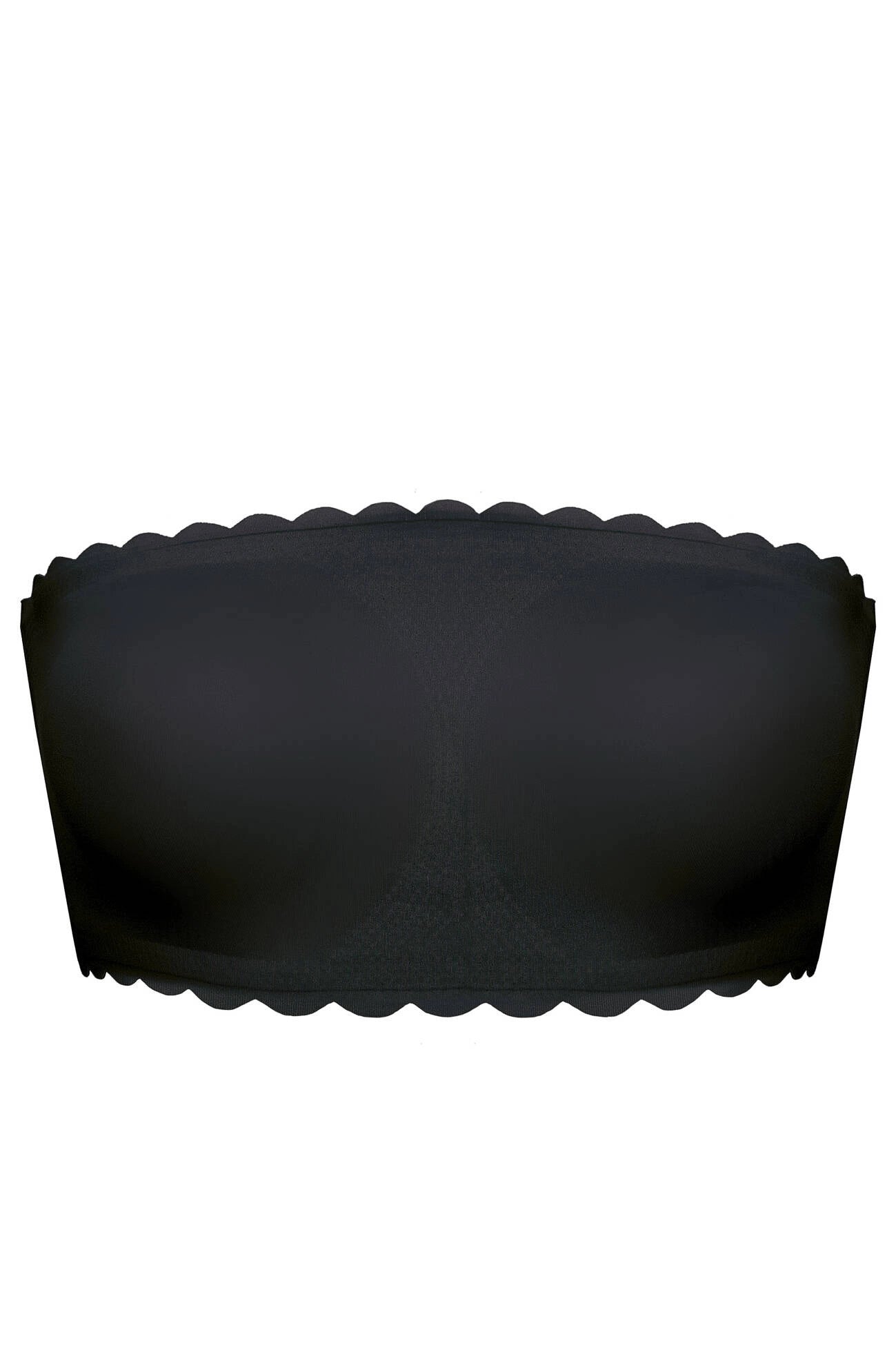 Lucky black strapless top with removable pads (Discount Group A) | Gorteks | MySalvio