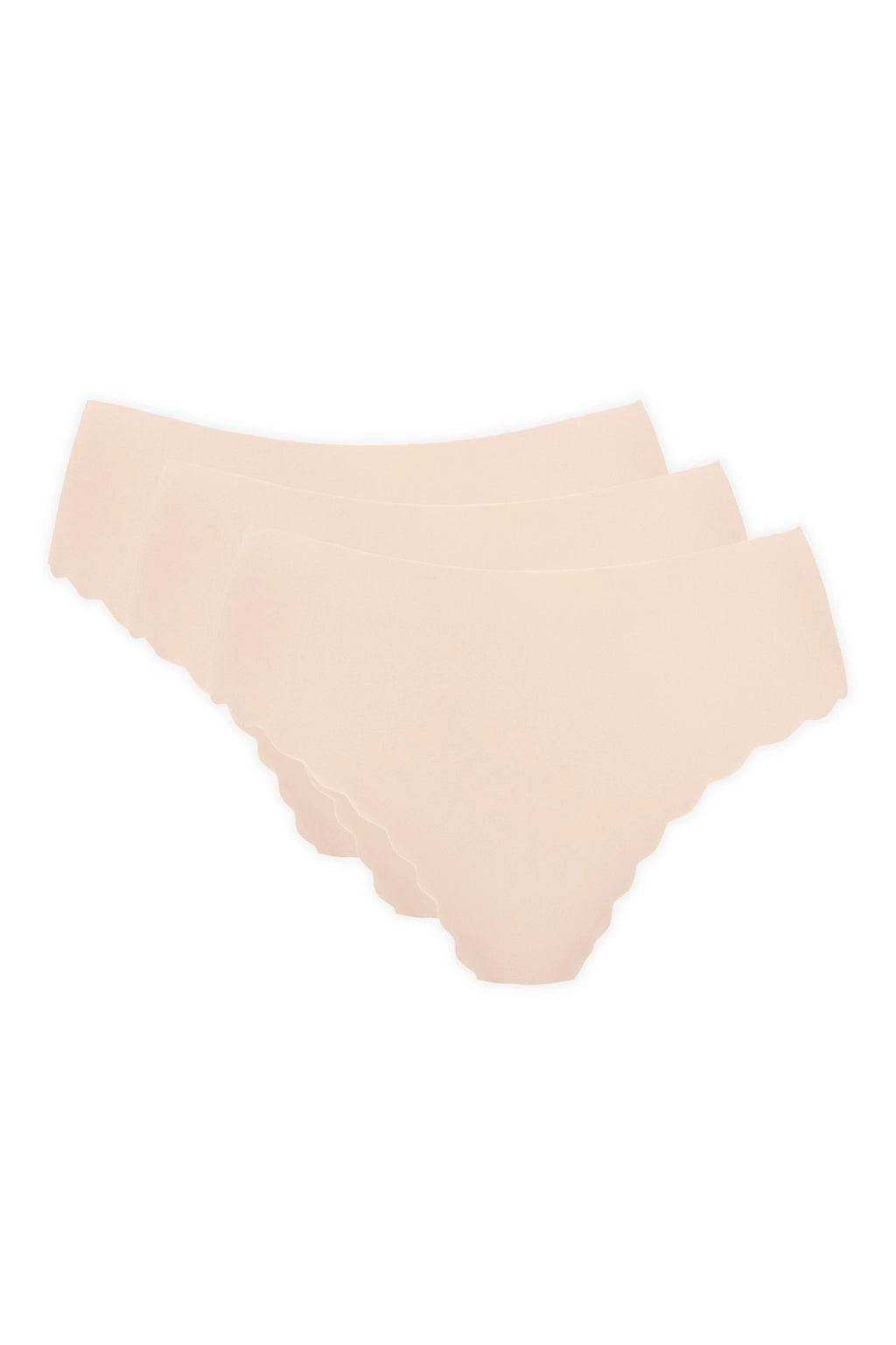 Lucky seamless briefs with decorative edge 3-pack beige (Discount Group A) | Gorteks | MySalvio