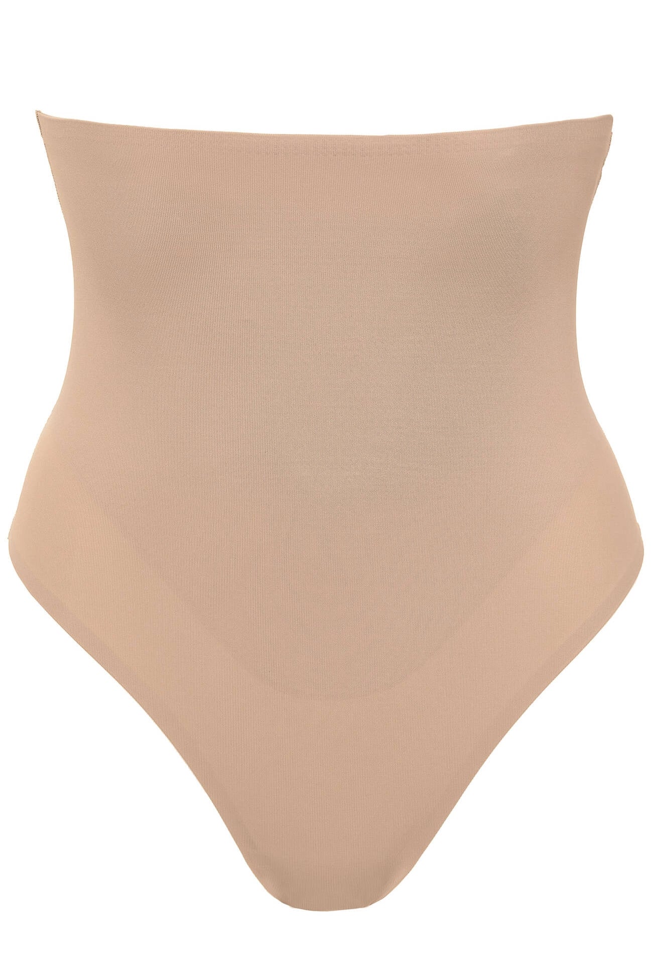 Maria beige high-waisted shaping thong (Discount Group A) | Gorteks | MySalvio