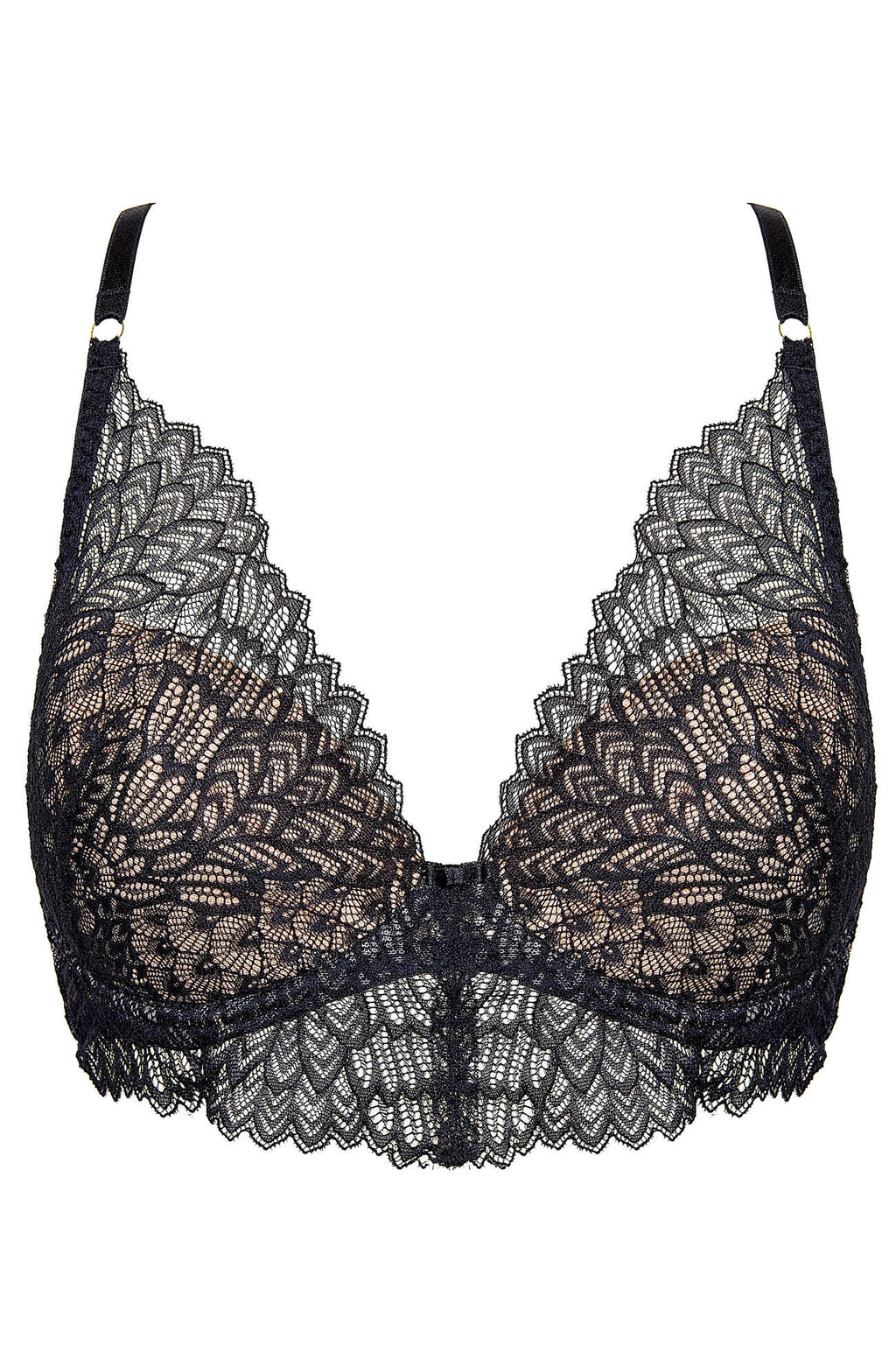 Celeste black push-up bra (Discount Group A) | Gorteks | MySalvio