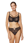 Celeste semi-padded bra with straps black (Discount Group A) | Gorteks | MySalvio