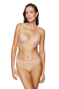 Kiara padded bra with lace beige (Discount Group A) | Gorteks | MySalvio