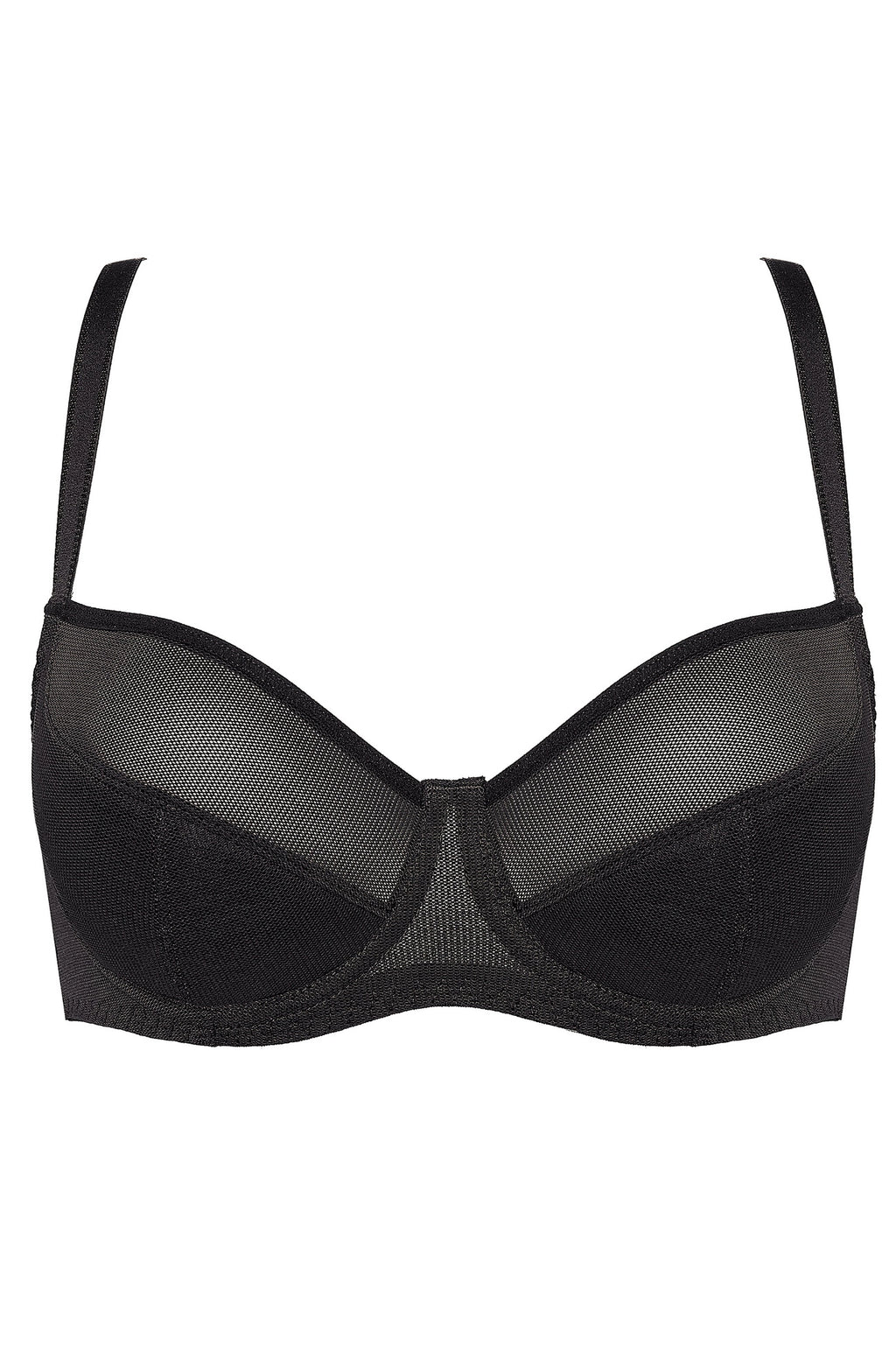 Rene semi-padded bra black (Discount Group A) | Gorteks | MySalvio