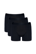 Basic men's cotton boxers (black 3-pack) (Discount Group A) | Gorteks | MySalvio