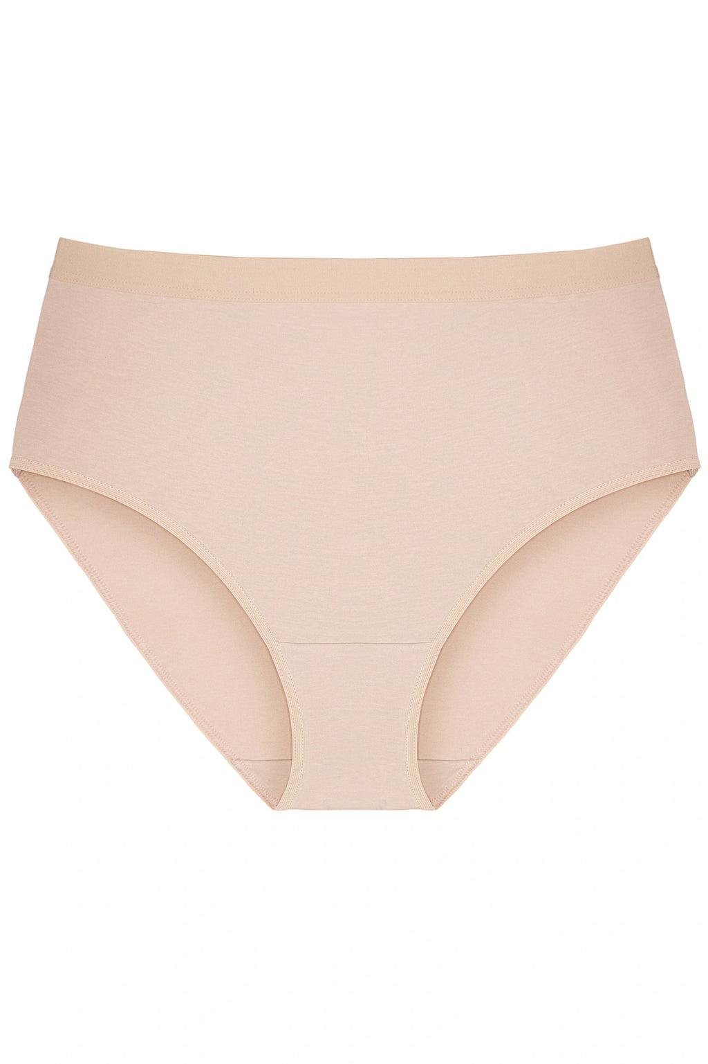 Sara High-Waist Cotton Briefs (Beige 3-Pack) (Discount Group B) | Gorteks | MySalvio