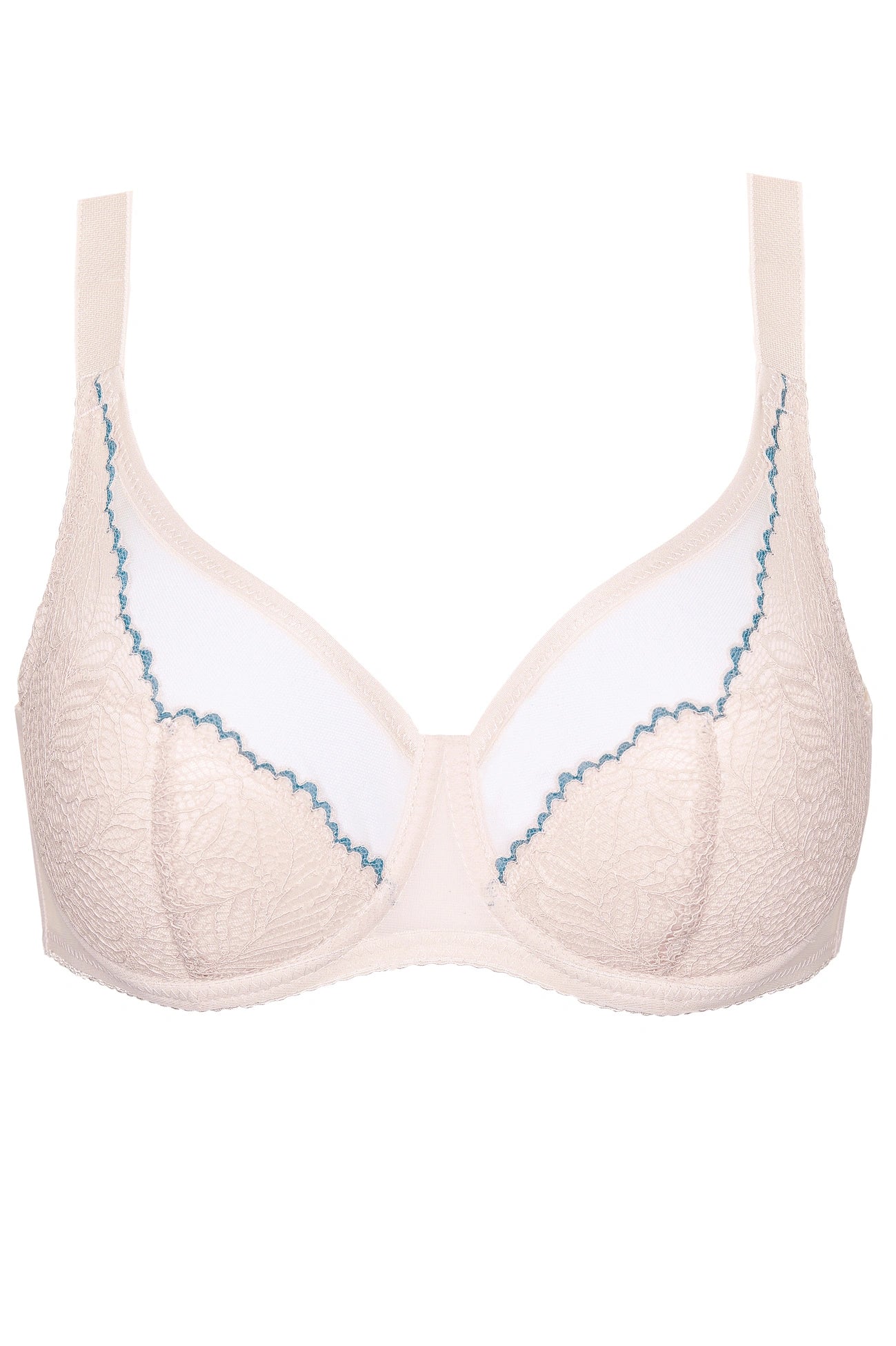Maja Semi-Padded Lace Bra (Beige) (Discount Group A) | Gorteks | MySalvio