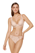 Eclipse Push-Up Lace Bra (Beige) (Discount Group A) | Gorteks | MySalvio