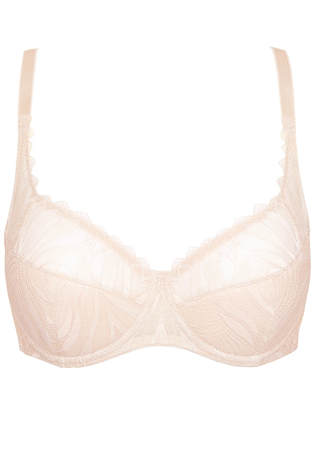 Eclipse Semi-Padded Lace Bra (Beige) (Discount Group A) | Gorteks | MySalvio