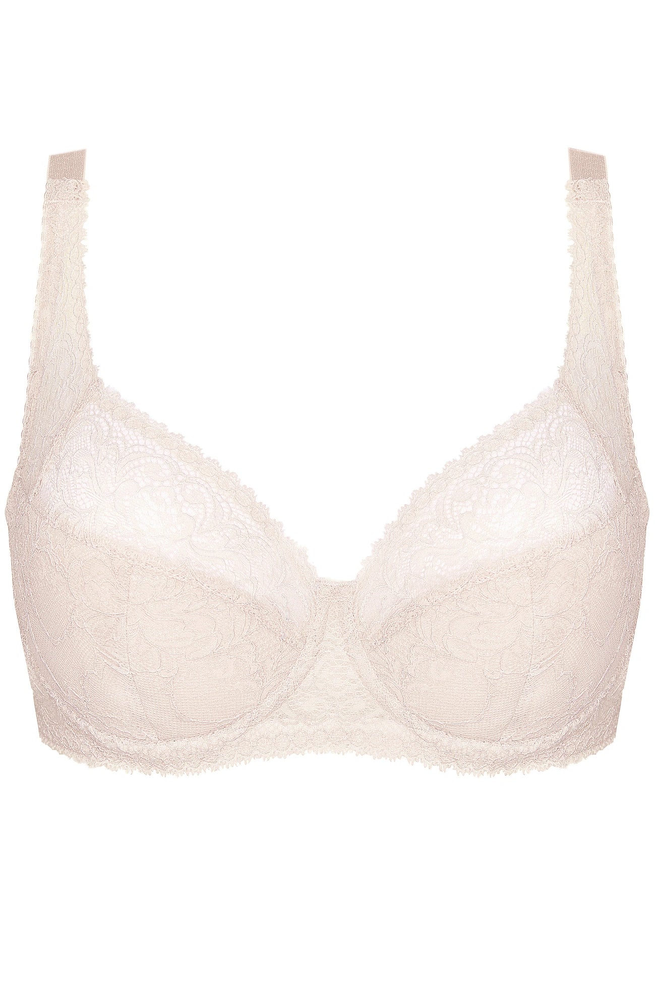Amelia Semi-Padded Lace Bra (Beige) (Discount Group A) | Gorteks | MySalvio