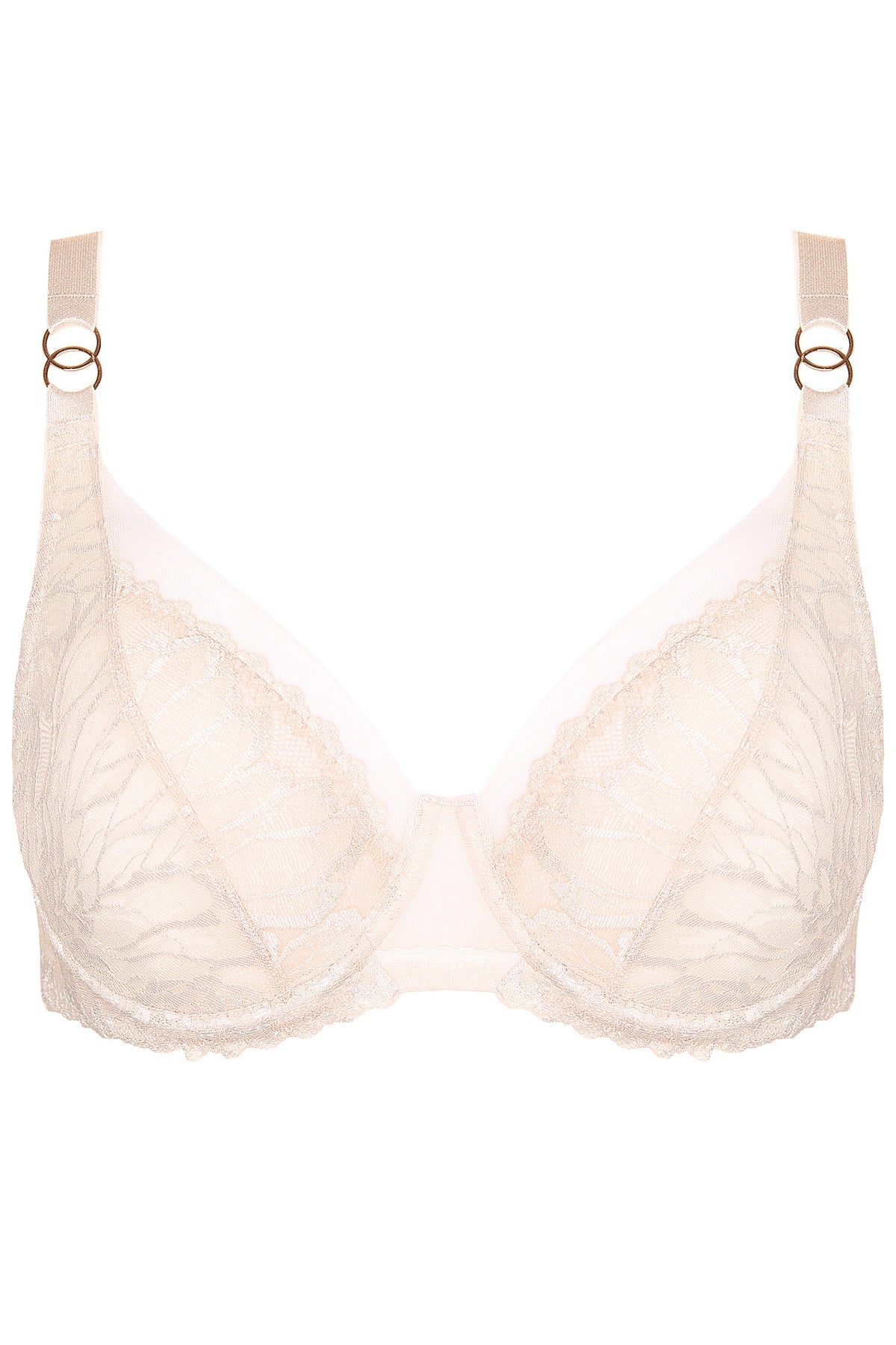 Beige Soft Lace Bra Claudia | Gorteks | MySalvio