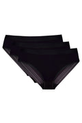 Olga Cotton Briefs with Lace black (3-Pack) (Discount Group A) | Gorteks | MySalvio